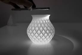 White vase 3D printed